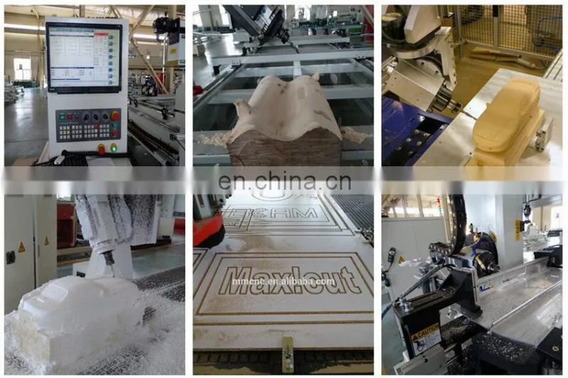 Shandong Mingmei 1325 cnc wood engrave machine cnc router with 4 axis