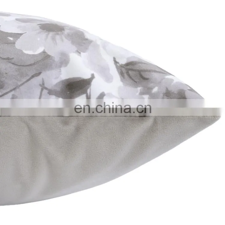 Latest custom vintage style flower printed pillows cushions decor cushion for home