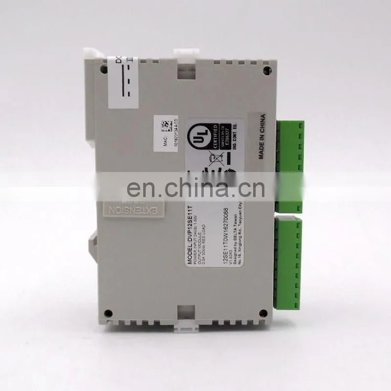 Free Shipping Delta PLC 8DI 4DO Transistor Network PLC 24VDC DVP12SE11T Original Brand New