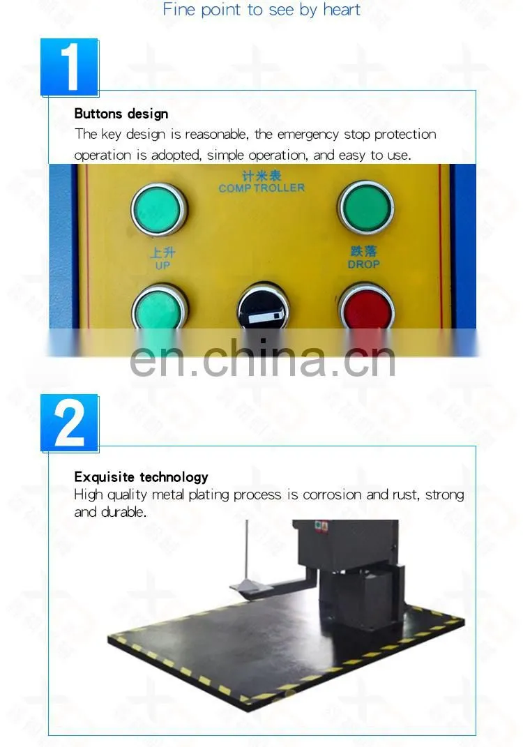 High Accuracy Package Drop Test Machine Price Drop test machine