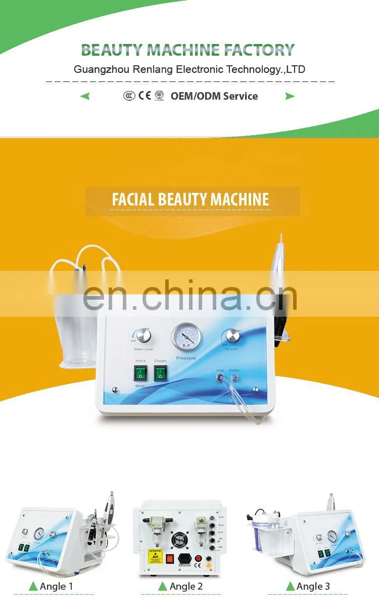 Cheap price 4 in 1 water dermabrasion beauty equipment/water skin peeling for facial cleaning