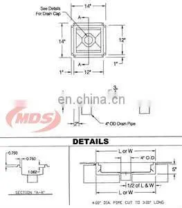 floor drain stainless steel cover