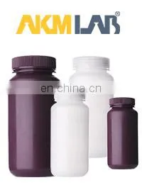 AKMLAB Laboratory White or Brown PP Plastic 30ml 60ml 125ml 250ml 500ml 1000ml 2000ml Reagent Bottle