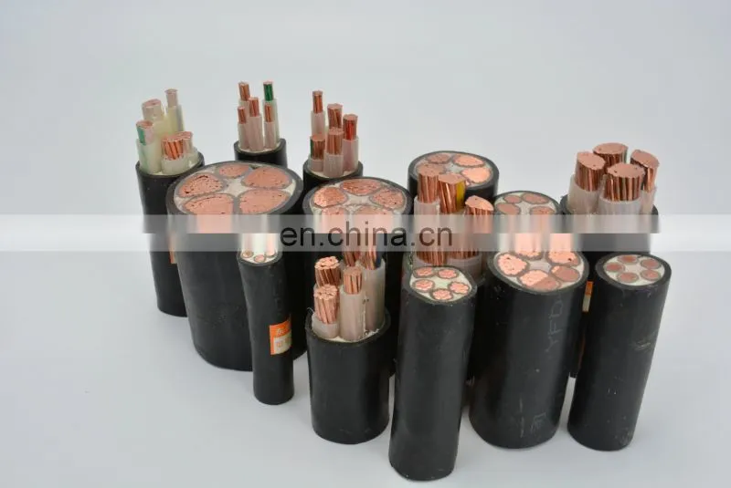 Underground XLPE high voltage power cable electric wire