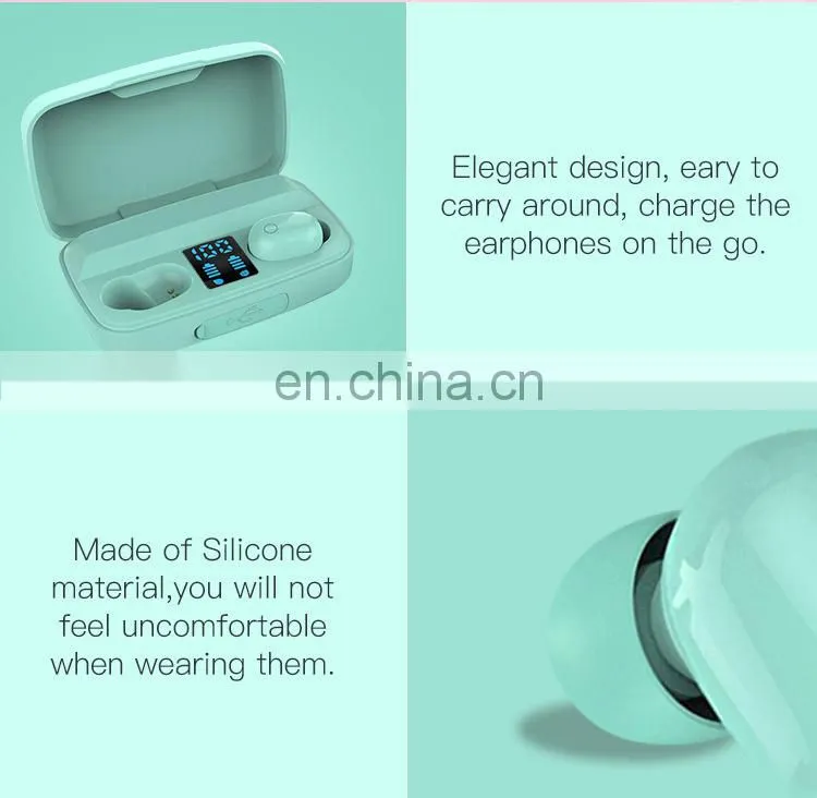 B172 tws version 5.0 good quality OEM low price tws headphones hifi tws wireless headset earbuds mini earphone