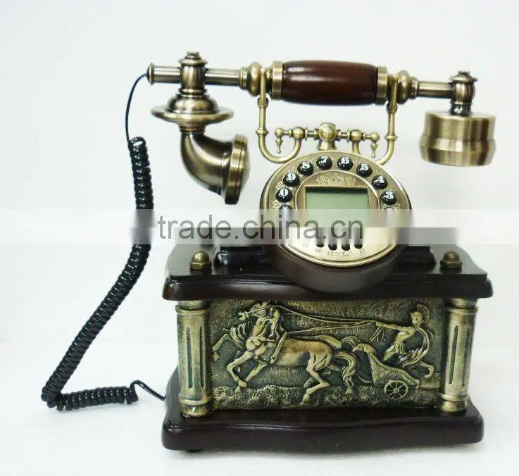 Antique telephone , old history phone