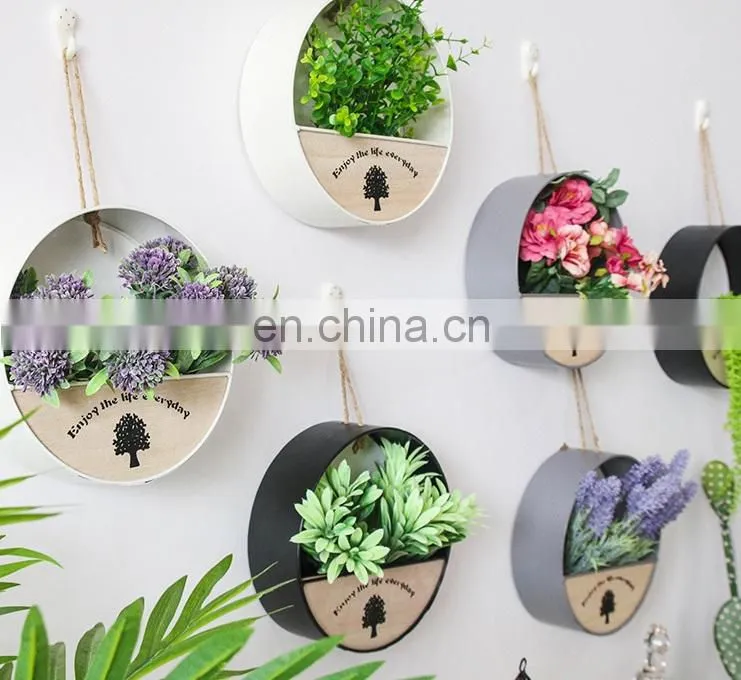 Decorative handmade gypsum cement sand Half Moon mirror set for home wall hanging mirror