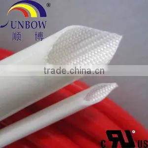 UL and RoHS Flexible Fiberglass Sleeving coated Silicone