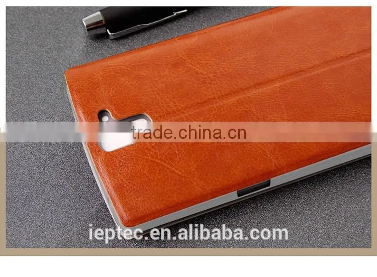 MOFi Original Phone Accessories Vintage PU Leather Flip Housing for OnePlus One, Celulares Back Cover Case for One Plus One