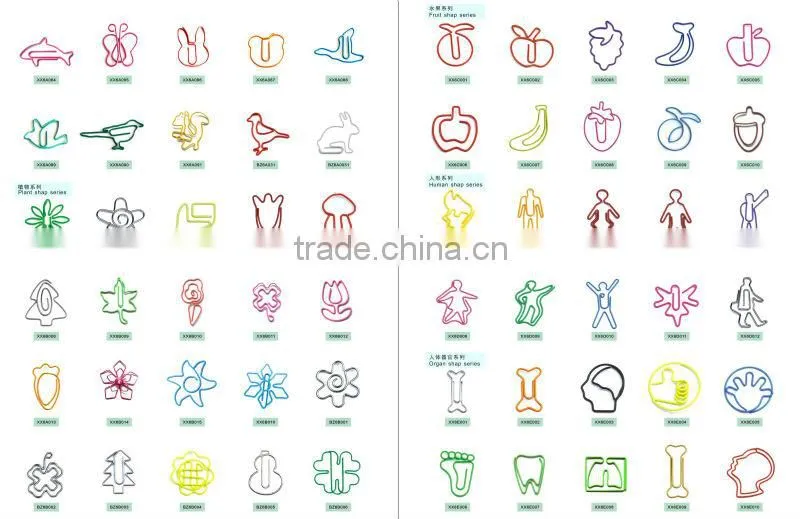 Great varieties Beautiful novelty golf paper clips