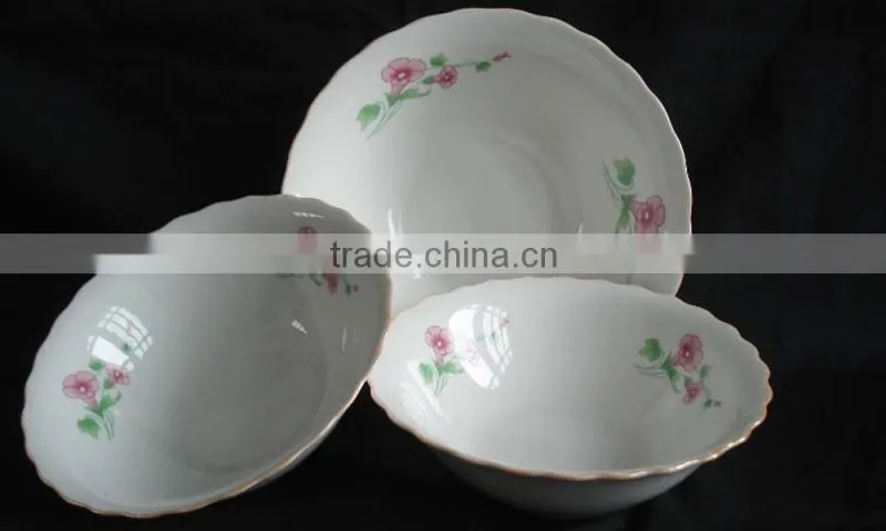 blue and white porcelain bowl/decorative ceramic bowl/ceramic plain white bowl