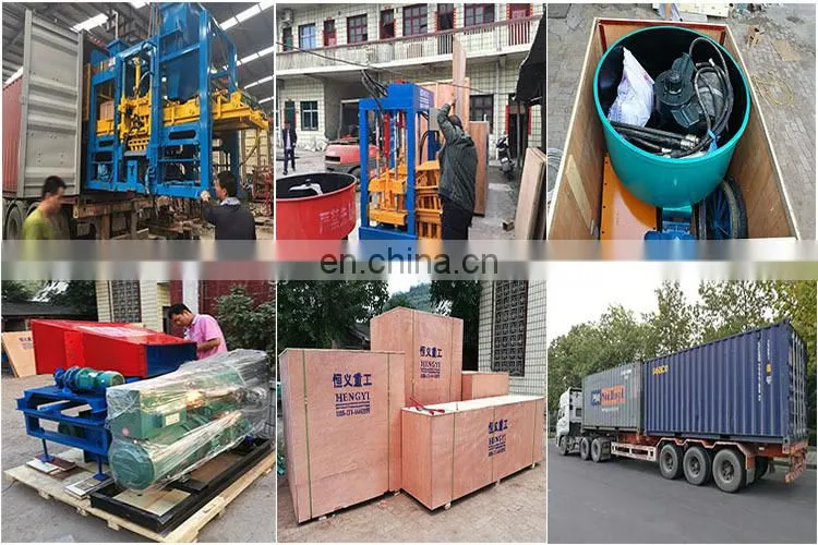 Automatic QT4-25 fully hollow block machine price list brick making machine price concrete block machine