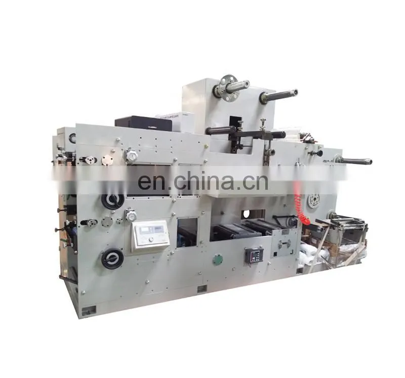 UTR320-1 Single Color Roll to Roll Automatic Paper PP Sticker Flexographic Printing Machine, Epoxy Label Flexo Press Printer