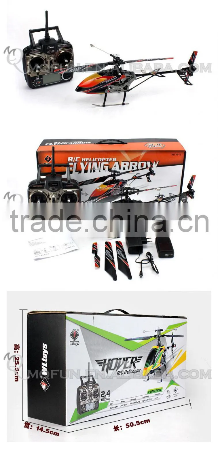 Mini Qute RC remote control flying 4 channel single paddle helicopter Quadcopter Educational electronic toy NO.V912