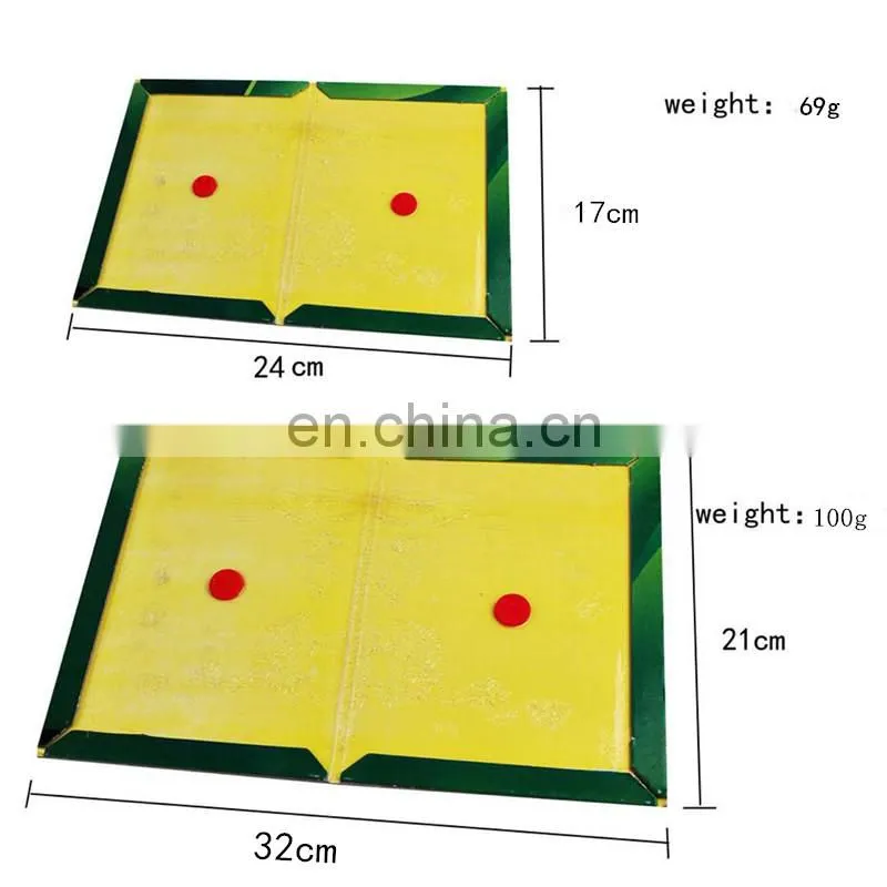 Yellow sticky insect killer insect mouse glue traps non-toxic mouse rat glue trap