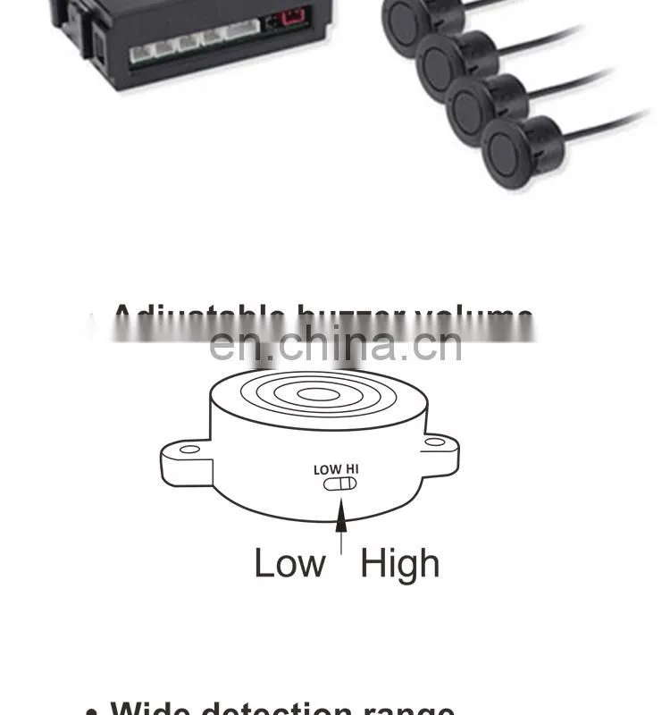 Car auto reversing sensor kits with 58KHz sensor