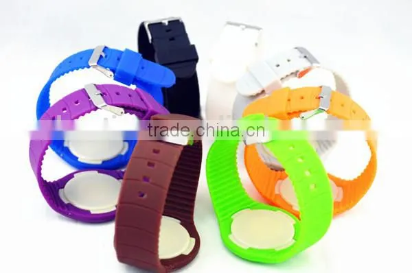 hot sale customize led touch screen silicon digital watch
