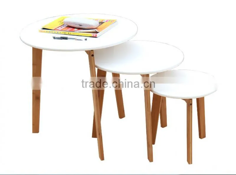 bamboo table with MDF