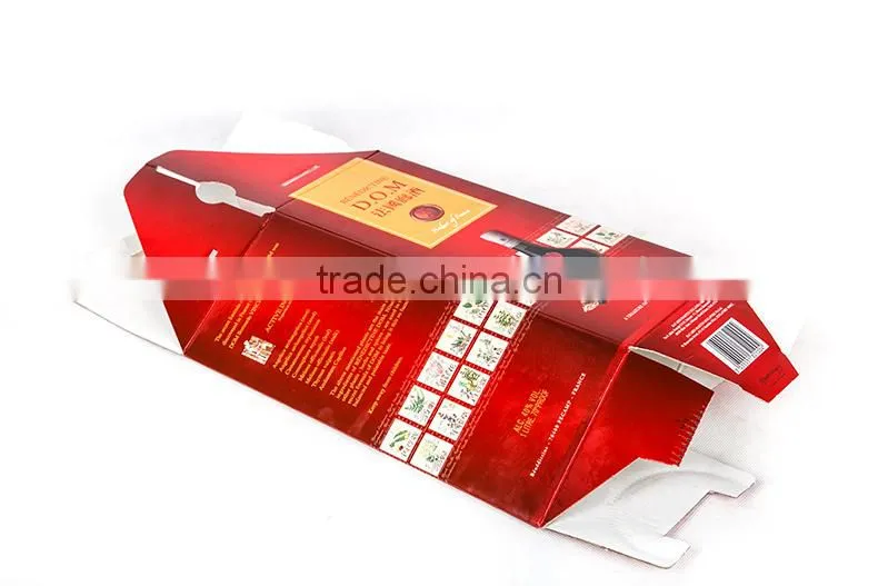 New Design Plain Cheap Paper Box Wanli Print for Wine