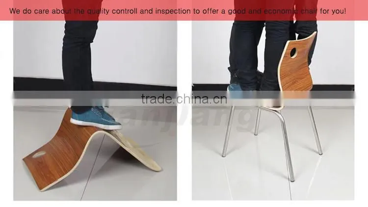 Fashion cheap bending plywood chair
