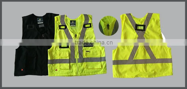 highway fluorescent security vest