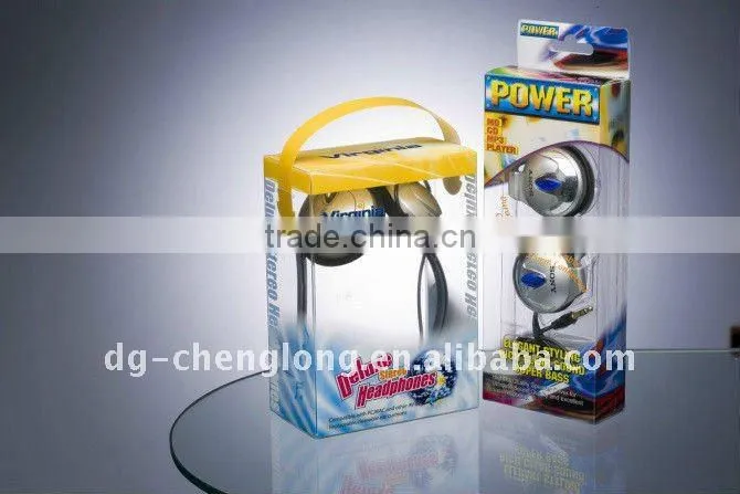 transparent PVC, PET cosmetic packing box plastic box