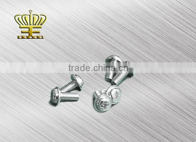 Cross recessed Pan Head Machine Screw With Washer