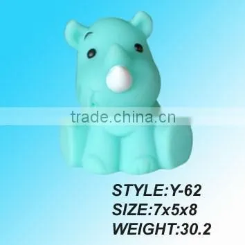 cartoon animal toys bath toys water squirt toys 6 style