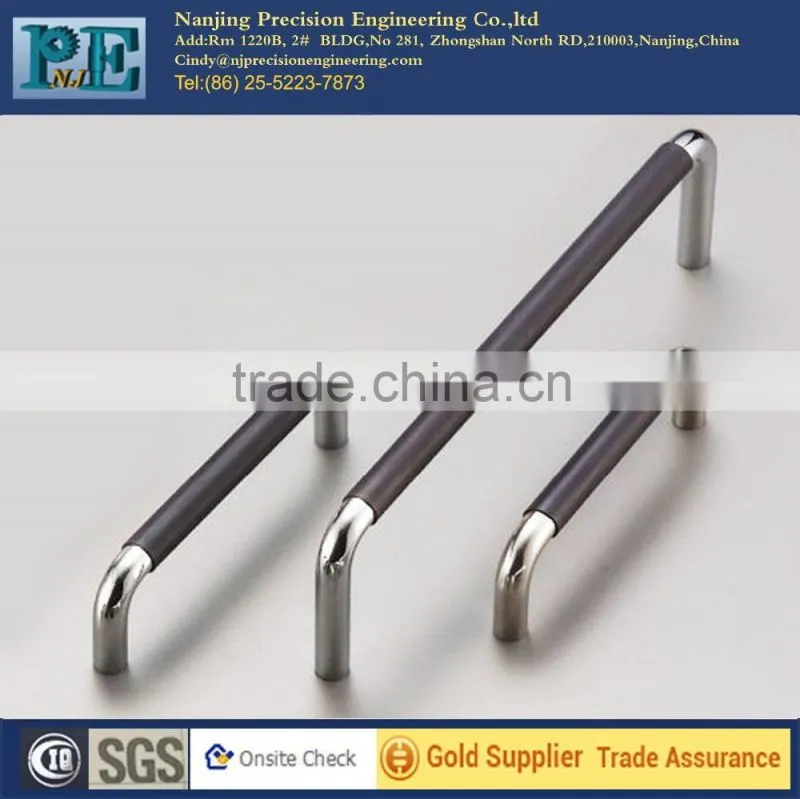 Custom machining sus304 pipe handle,bending sus304 handle