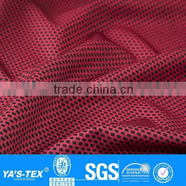 wholesale lycra grid printing waterproof jacket manufacturer fabrics