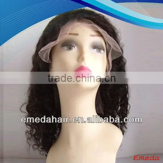 Brazil Africa Natural Soft Hair Small Full Lace Black Short Afro Wigs