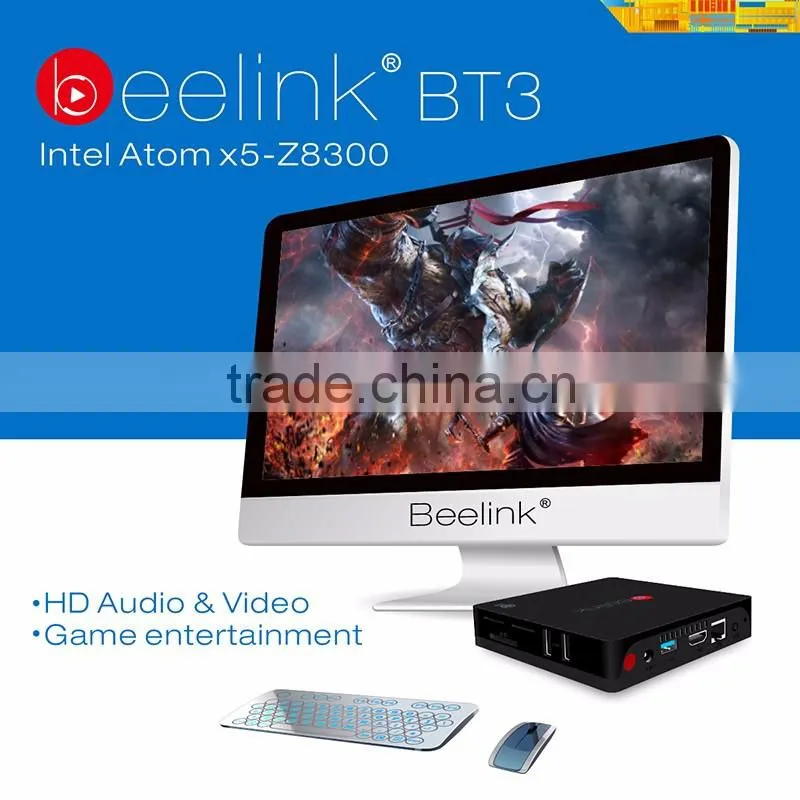 OEM BT3 Intel Atom X5-Z8300 RAM 2GB ROM 60GB Download User Manual For Android MX Internet TV Box