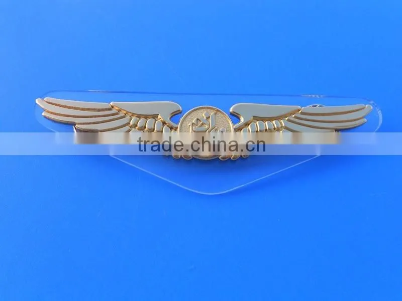 Airline Tail Logo Emirates Airline Wing Badges with Screw and Nut