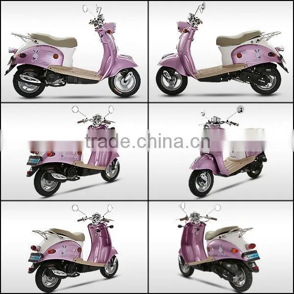 ZNEN 2016 Popular small 49cc gas vespa scooter with strong and beautiful scooter wheel