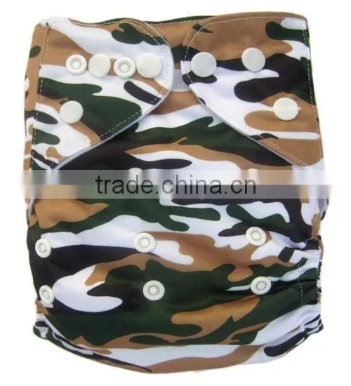 AnAnBaby Waterproof Cloth Nappy Double Row Snaps Nappies Cover