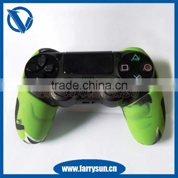 OEM cool and wild silicone Front and Back Housing Shell For PS4 Controller Shell