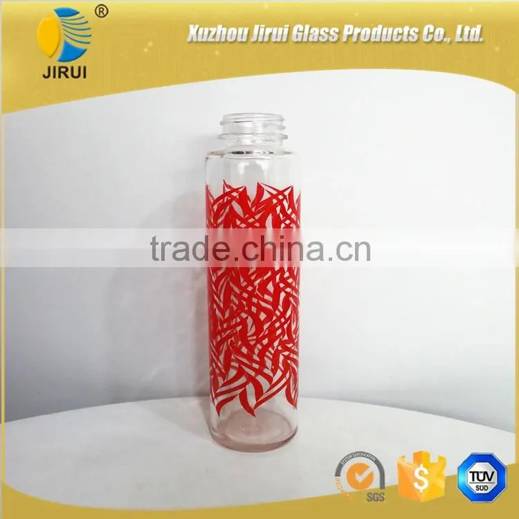 600ML water custom glass sports bottles