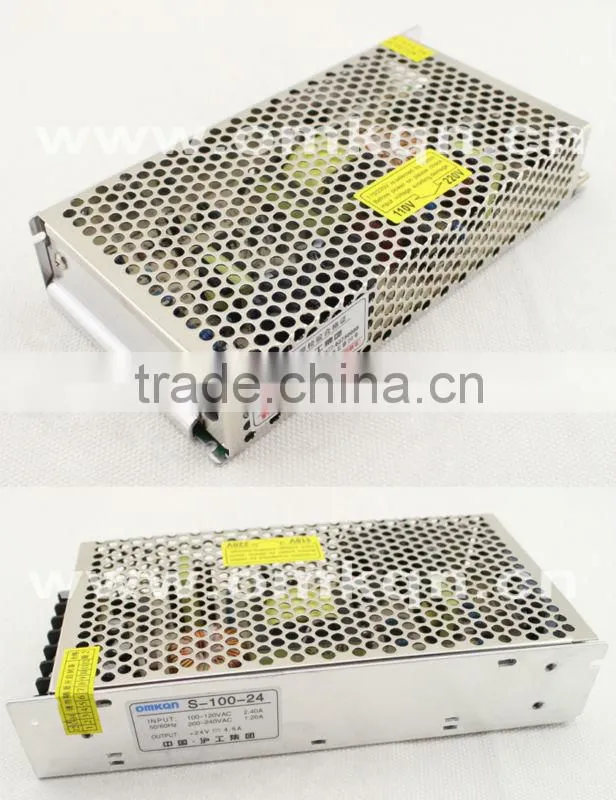 CE 100w 24v 4.5a switching power supply power switch manufacturer factory price S-100-24
