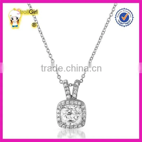 2016 new style fashion 925 silver crown necklace