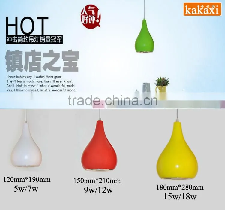 Gourd LED led chandelier Pendant Lights 15W 18W Bar LED Restaurant Droplight