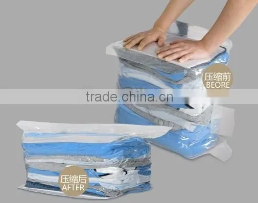 hand-pressing vacuum bag for storage