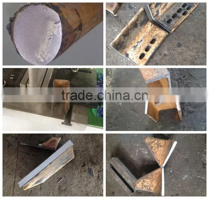 Q35Y-16 hydraulic ironworker for channel steel shearing and I steel cutting