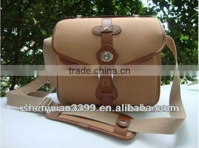 2016vintage style laptop bag pu leather camera bag cross body bag Travel shoulder messenger bag