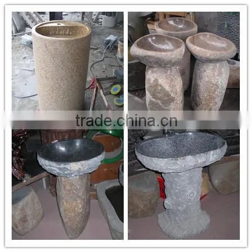 Hot selling white stone basin in xiamen
