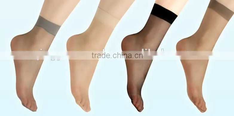 Girls fashion colorful silk Socks for summer