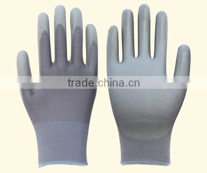 CE certification 13G Black Latex rubber coated cotton liner Cut Resistant Safety hand Gloves for construction work