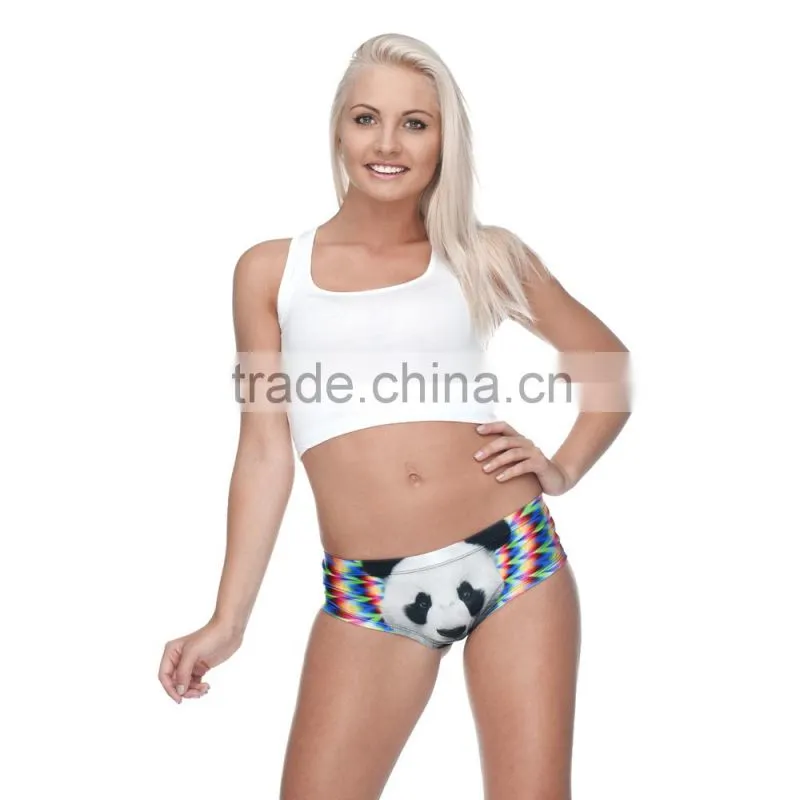 children's cute panties pug dog cut cat sexy girls tight lingerie stretchy underpanties 3d digital full print custom hot sale