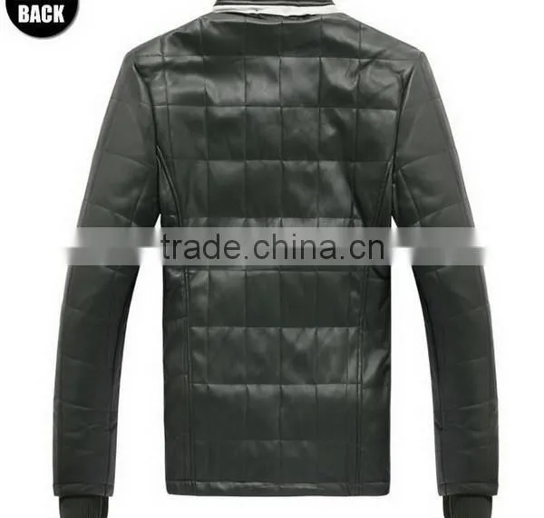 Top quality antique 2015 shiny down jacket men