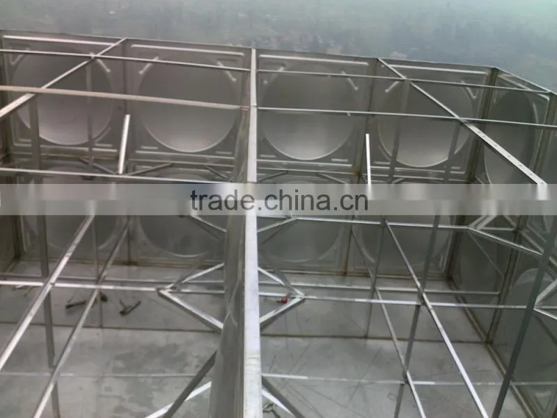 Stainless Steel Grade 304/316 Sectional Panel Firefighting Water Tank