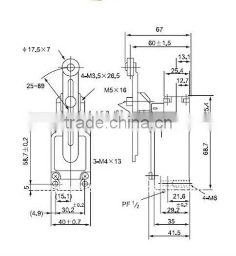 Heat Resistant Position Limit Switch JDHK-3L